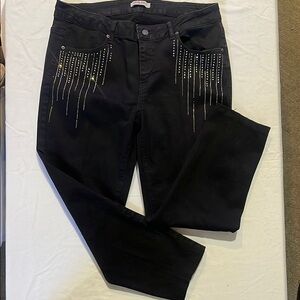 Classic Black Straight Leg Jeans